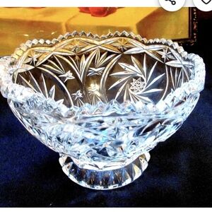 Lausitzer Accents Lausitzer Lead Crystal Sawtooth  Bowl